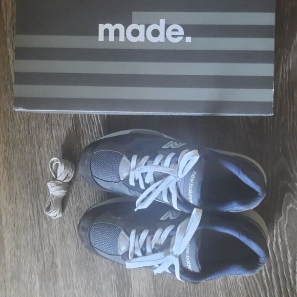 New Balance 992 Navy Gray 2020 (Size 8.5 US) SEE DESCRIPTION - Picture 3 of 5